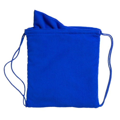 Logo trade promotional merchandise picture of: towel bag AP741546-06 blue