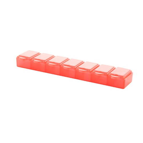 Logo trade promotional items picture of: pillbox AP781016-05 red