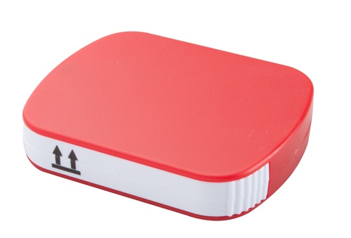 Logo trade promotional giveaway photo of: pillbox AP741187-05 red