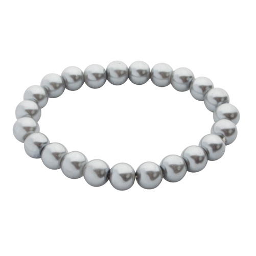 Logotrade corporate gift picture of: bracelet with pearls, silver