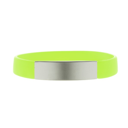 Logo trade corporate gifts image of: Wristband AP809399-71, light green