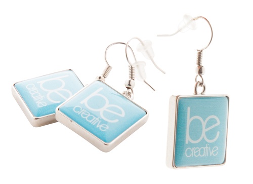 Logo trade business gift photo of: Earrings AP810739