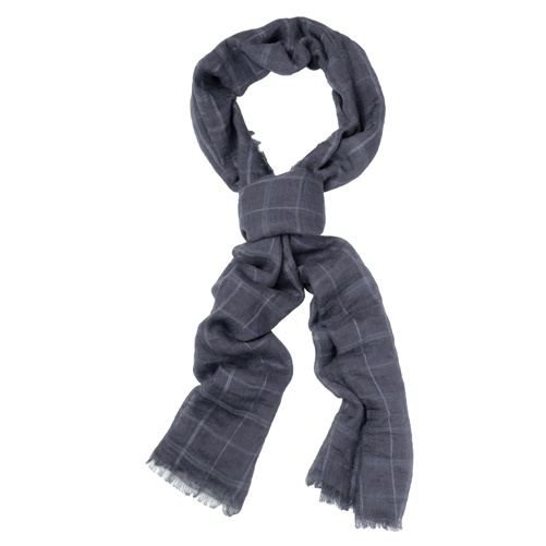 Logo trade promotional products picture of: Fashionable unisex scarf, grey