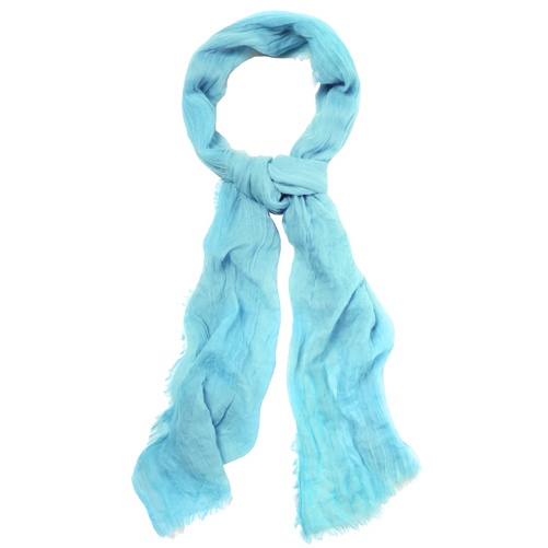 Logo trade promotional giveaways image of: Ladies scarf, sky blue