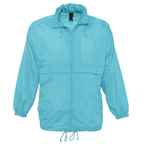 Logo trade promotional gift photo of: unisex jacket, light blue