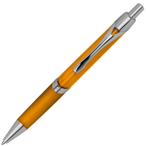 Logotrade advertising product picture of: Plastic ball pen 'Los Angeles', orange