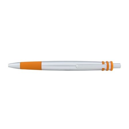 Logotrade promotional item image of: Plastic ball pen 'Mansfield' orange, Orange