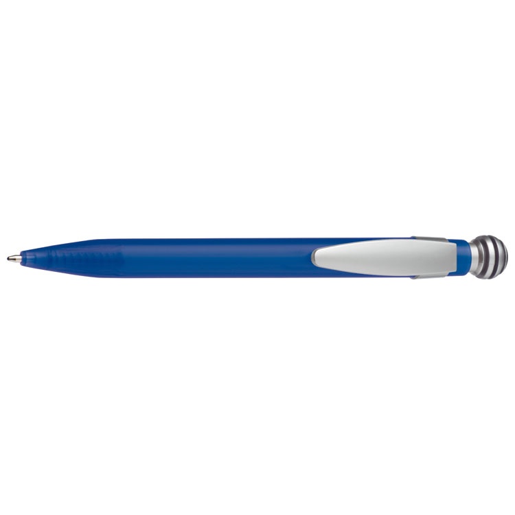 Logotrade advertising product image of: Plastic ball pen GRIFFIN blue, Blue