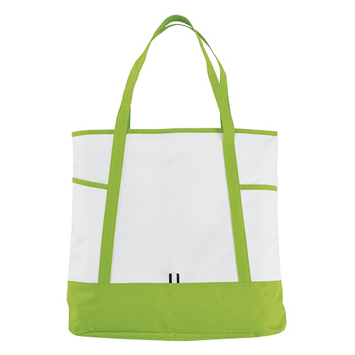 Logo trade promotional gifts image of: P-600D multipurpose bag, light green