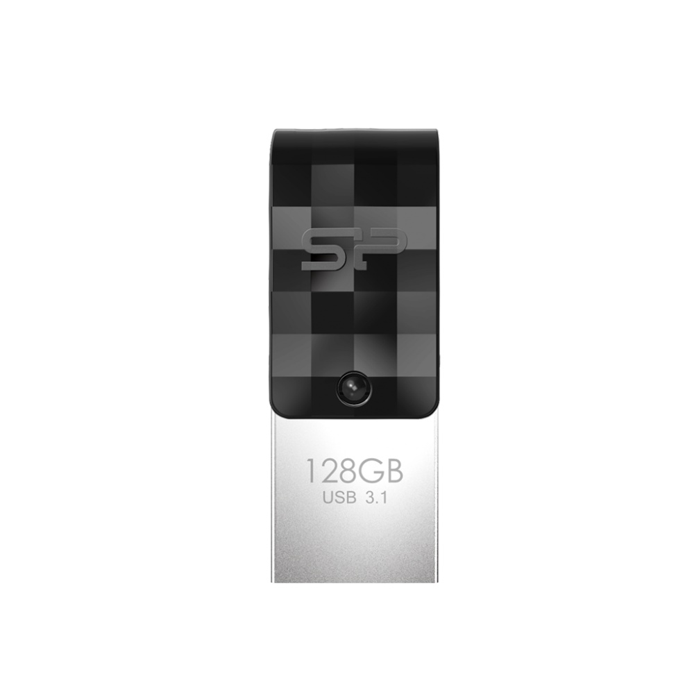 Logotrade advertising product picture of: Pendrive Silicon Power Mobile C31 128GB, black