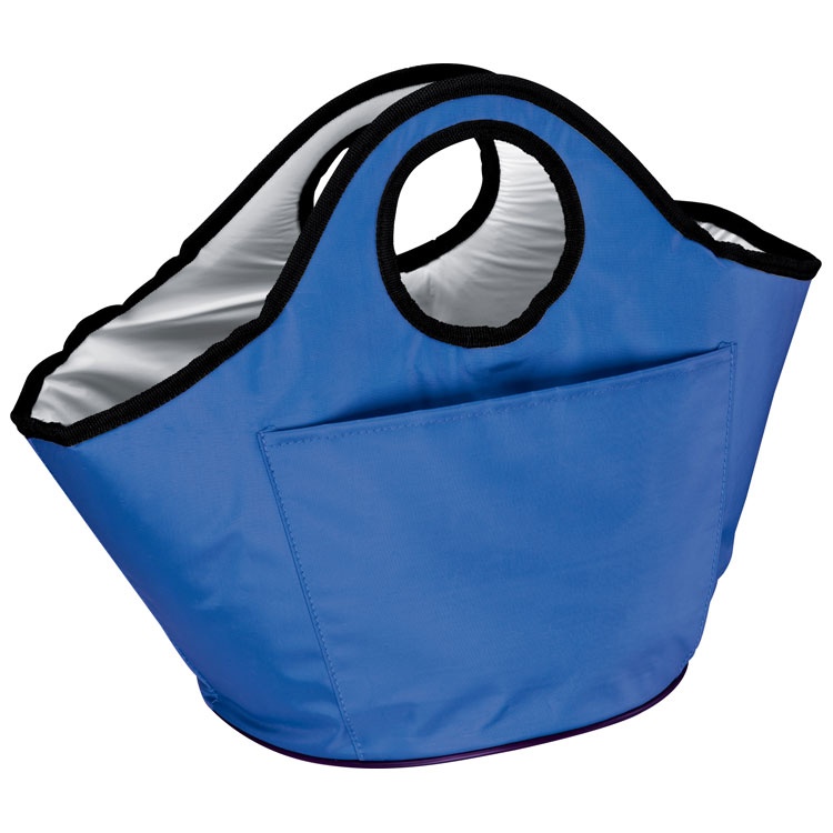 Logo trade business gifts image of: Cooling bag 'Stralsund', blue