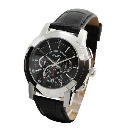 Logo trade corporate gifts image of: Chronograph Tiziano black