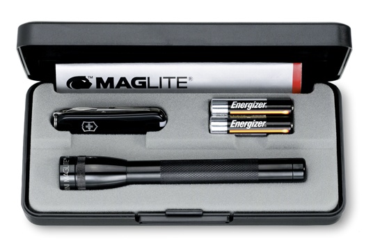 Logotrade promotional items photo of: Mini Maglite Set AAA LED, black