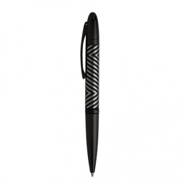 Logotrade promotional giveaways photo of: Ballpoint pen Résonance Black