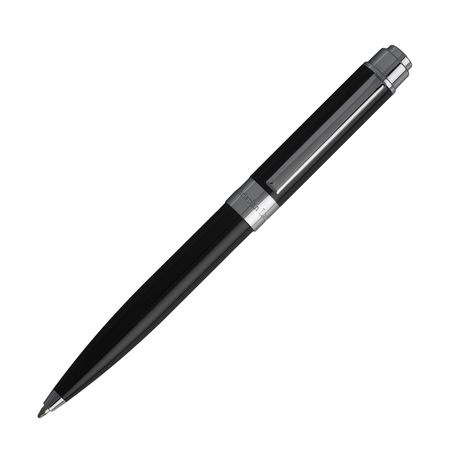 Logo trade promotional merchandise picture of: Ballpoint pen Scribal Black