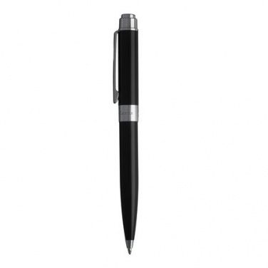 Logo trade promotional merchandise picture of: Ballpoint pen Scribal Black