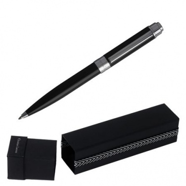 Logo trade promotional merchandise picture of: Ballpoint pen Scribal Black