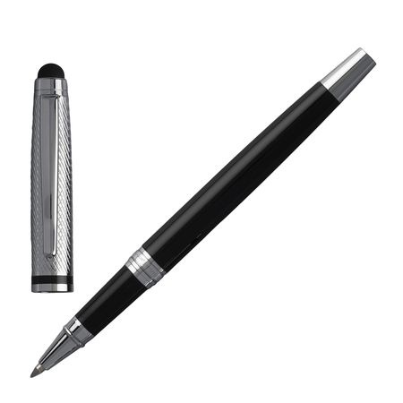 Logotrade promotional giveaway picture of: Rollerball pen Treillis pad, grey