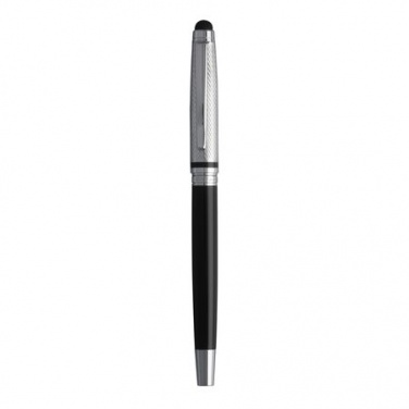 Logo trade advertising product photo of: Rollerball pen Treillis pad, grey