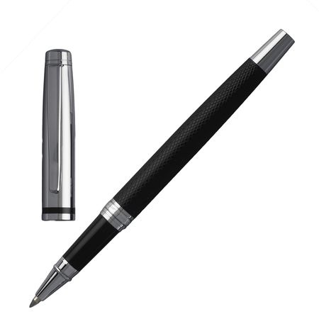 Logo trade promotional merchandise picture of: Rollerball pen Treillis, grey