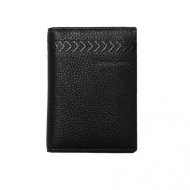 Logo trade promotional giveaways picture of: Card holder Galon, black