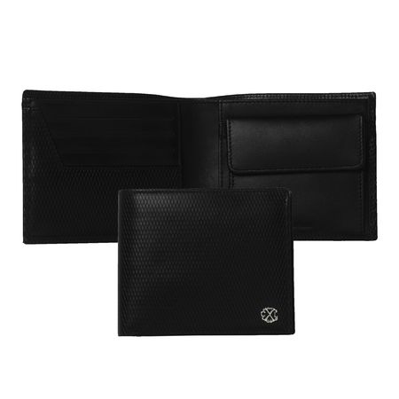 Logotrade promotional giveaway image of: Money wallet Rhombe, black