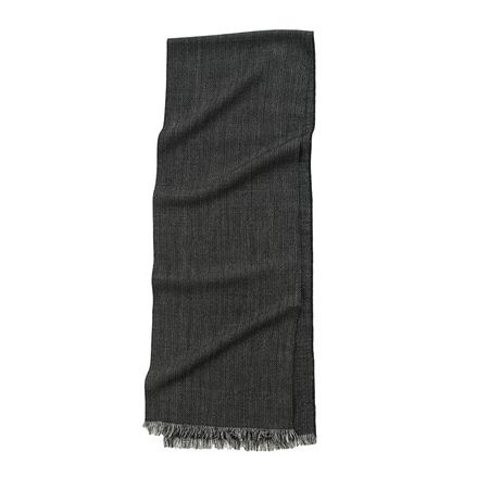 Logo trade promotional item photo of: Wool scarf Rhombe, black