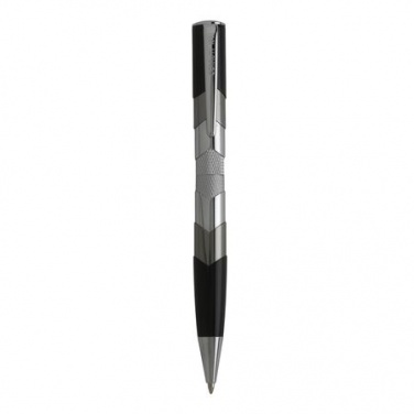 Logo trade promotional merchandise picture of: Ballpoint pen Mantle, black