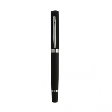 Logo trade promotional products image of: Rollerball pen Soft, black