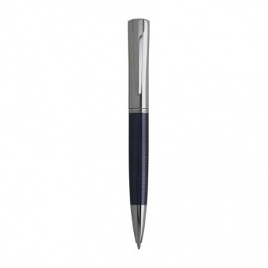 Logo trade advertising product photo of: Ballpoint pen Conquest Blue