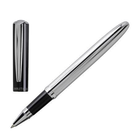 Logotrade promotional merchandise picture of: Rollerball pen Lodge, black