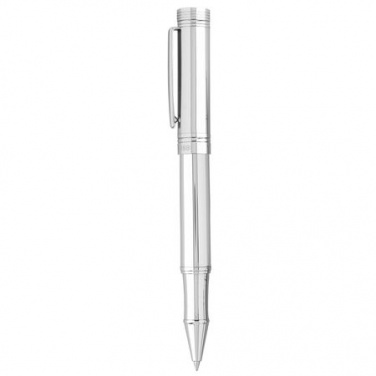 Logo trade promotional products image of: Rollerball pen Zoom Silver