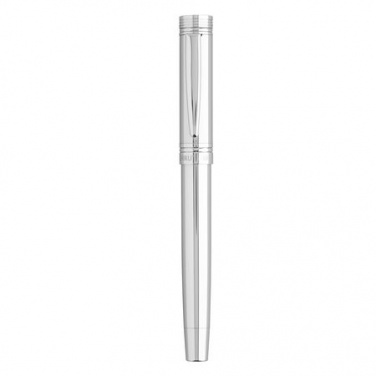 Logo trade promotional merchandise picture of: Rollerball pen Zoom Silver