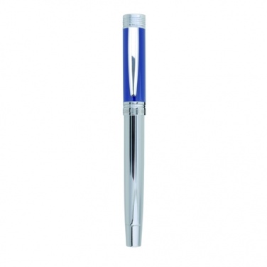 Logo trade promotional products image of: Rollerball pen Zoom Azur, blue