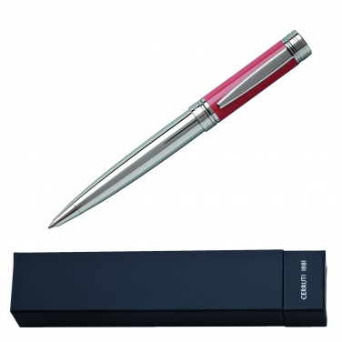 Logo trade promotional merchandise picture of: Ballpoint pen Zoom Red