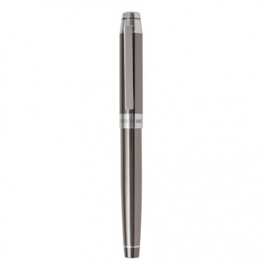 Logo trade advertising products picture of: Rollerball pen Heritage gun, grey