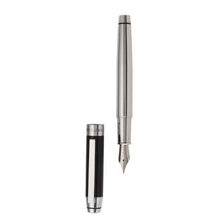 Logo trade promotional gifts image of: Fountain pen Heritage black