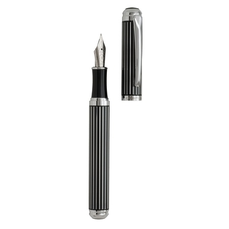 Logo trade promotional gifts picture of: Fountain pen Symbolic, black