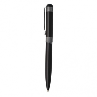 Logo trade promotional giveaways picture of: Ballpoint pen Mesh, black