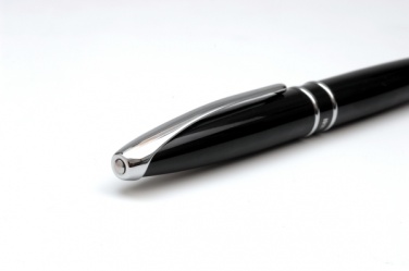 Logotrade corporate gift image of: Fountain pen Silver Clip, black