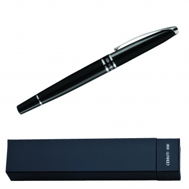 Logotrade promotional giveaway picture of: Fountain pen Silver Clip, black