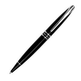 Logotrade corporate gift image of: Ballpoint pen Silver Clip, black