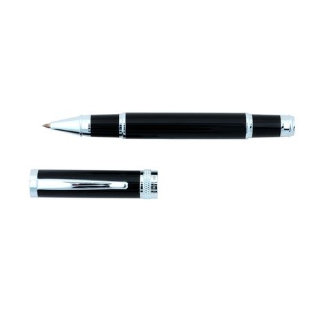 Logo trade promotional merchandise photo of: Rollerball pen Focus, black