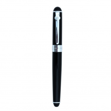 Logo trade business gifts image of: Rollerball pen West, black