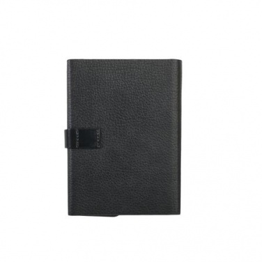 Logo trade corporate gifts image of: Note pad A6 Dock business, black