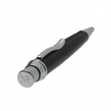 Logo trade business gift photo of: Ballpoint pen Evidence Leather Black