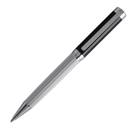 Logotrade promotional merchandise picture of: Ballpoint pen Ciselé Chrome, grey