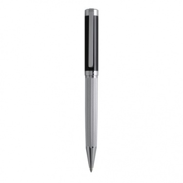 Logotrade corporate gifts photo of: Ballpoint pen Ciselé Chrome, grey