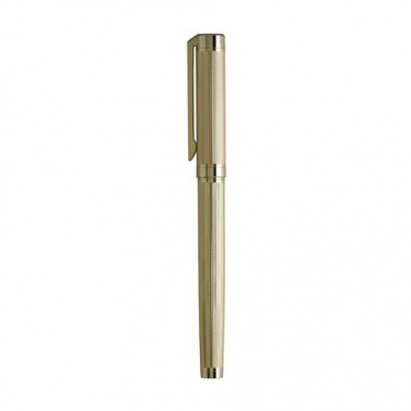 Logo trade advertising products image of: Rollerball pen Ciselé, gold