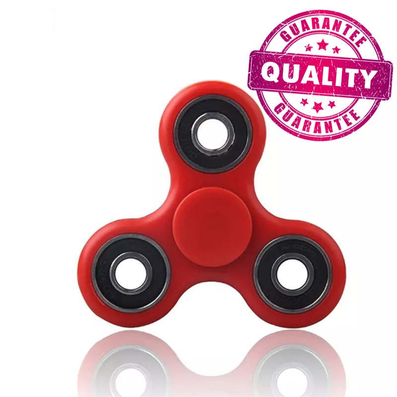 Logo trade promotional gift photo of: Fidget Spinner red